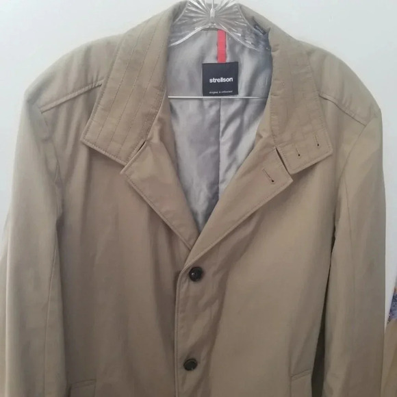 Strellson Gordon Long Coat Tan 54 - Picture 13 of 14